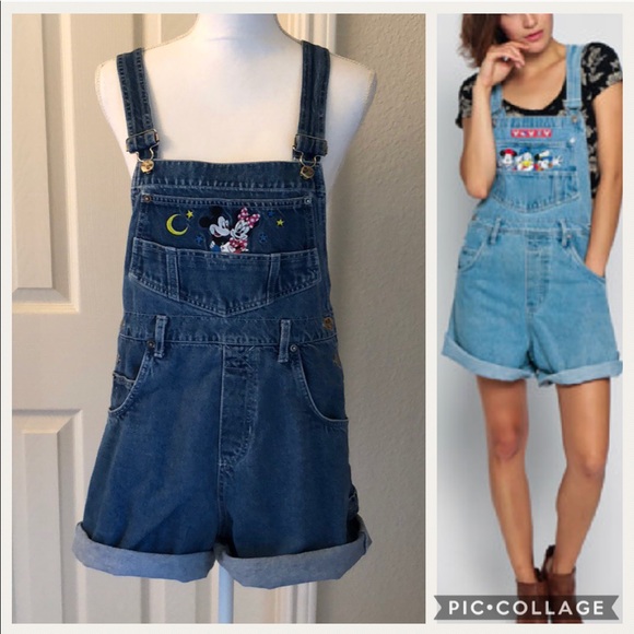 disney overall shorts